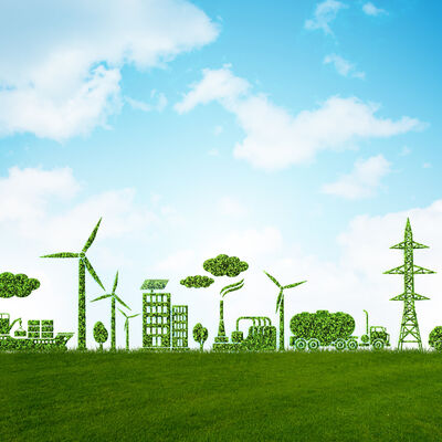 Bild vergrößern: Green industry environment